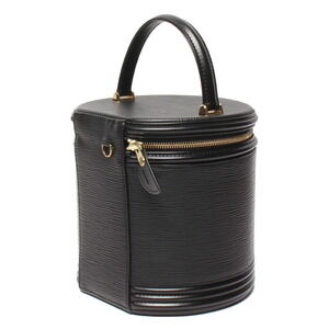 Louis Vuitton Handbag Black Bag Epi Cannes Shoulder